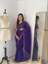 Tew Fendy Chiffon Party Wear Saree Wholesale Clothing Suppliers In India